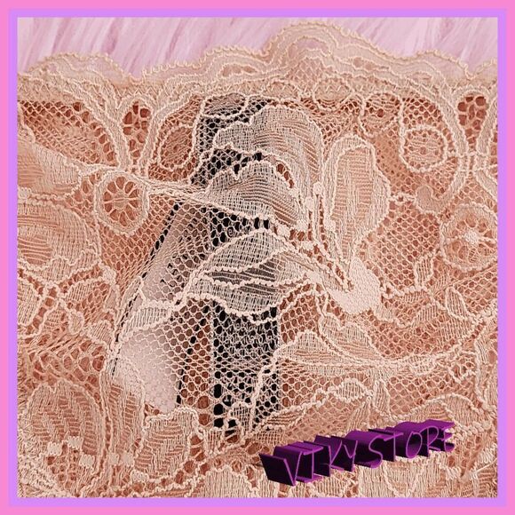 NWT 💖 Glamorous Victoria's Secret Very Sexy Nude Lace Bikini Panty Small💖 NWT - Picture 6 of 6